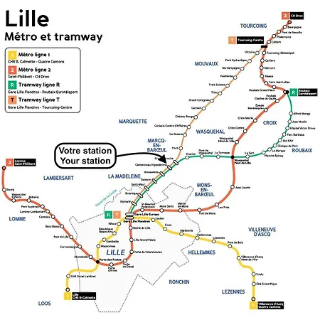 3 Bedroom With Balcony Appartement Marcq-en-Baroeul